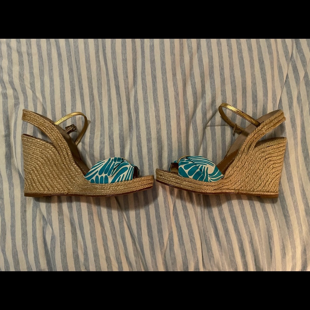 Florence Broadhurst for Kate Spade Espadrilles Wedges